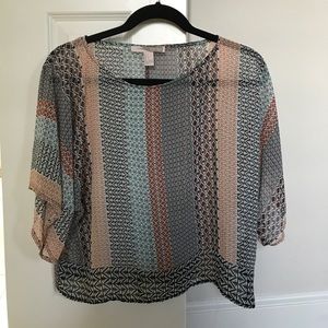 F21 Sheer Blouse
